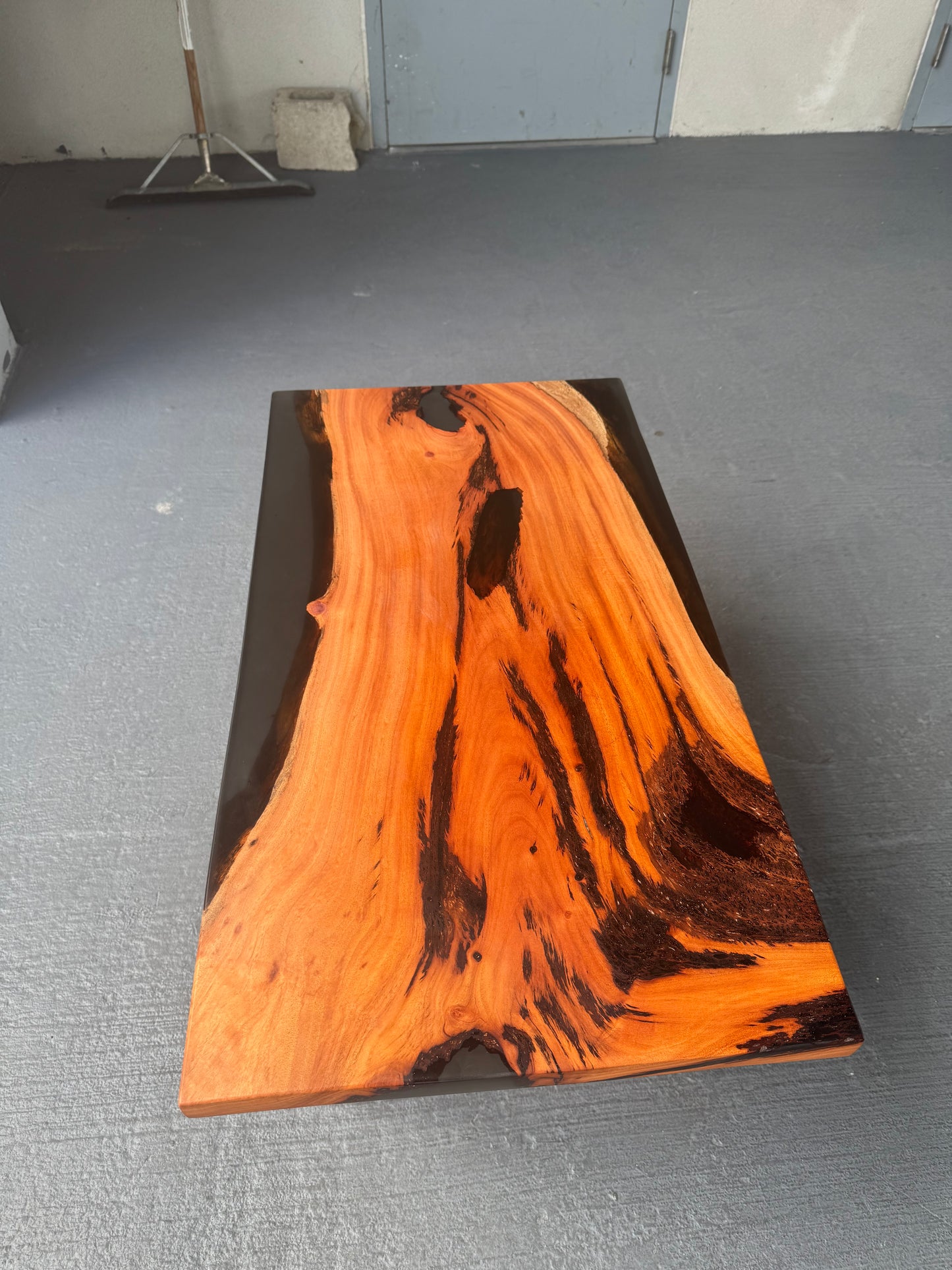Epoxy river table